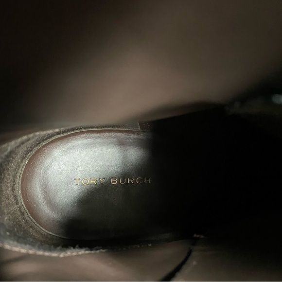 Tory Burch Miller Lug Sole Heeled Lace Up Boot 11M - Picture 12 of 14